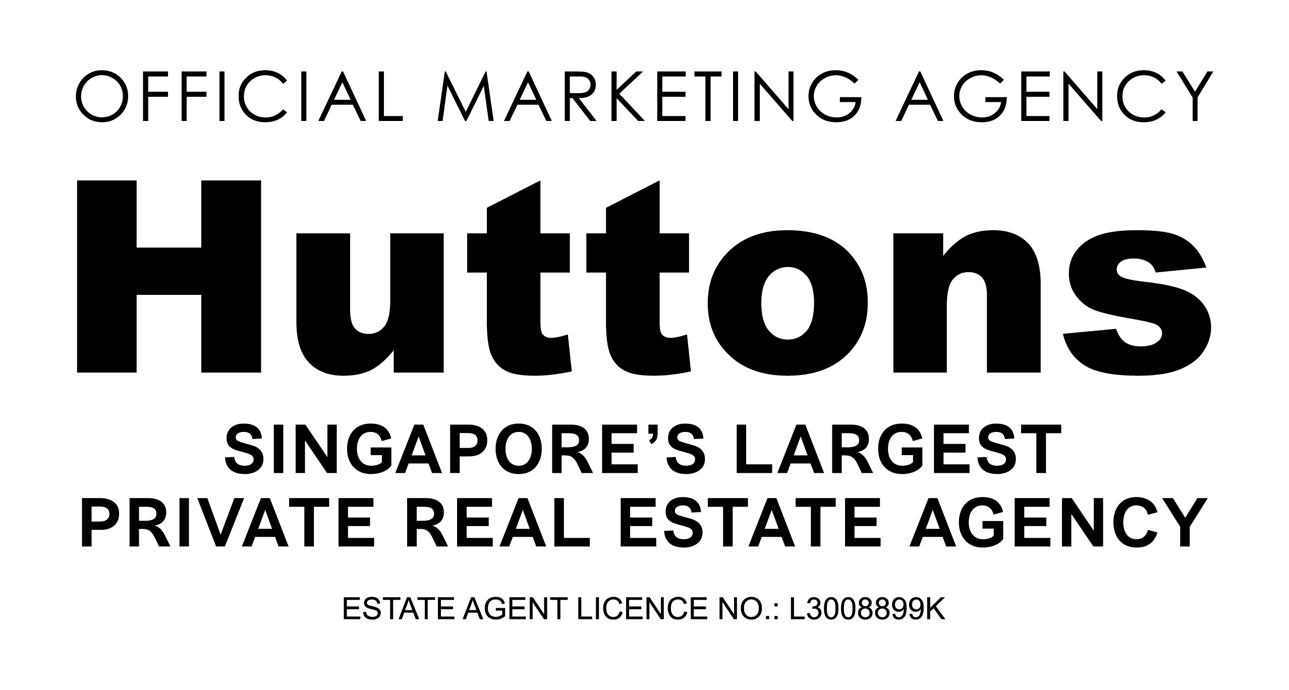 Huttons Logo - Black w OMA & License Number